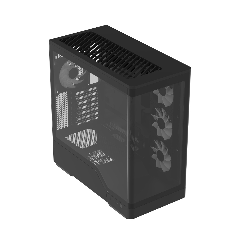 AeroCool Geh Midi P500A Black                 ACCS-P500A-001 Gehäuse