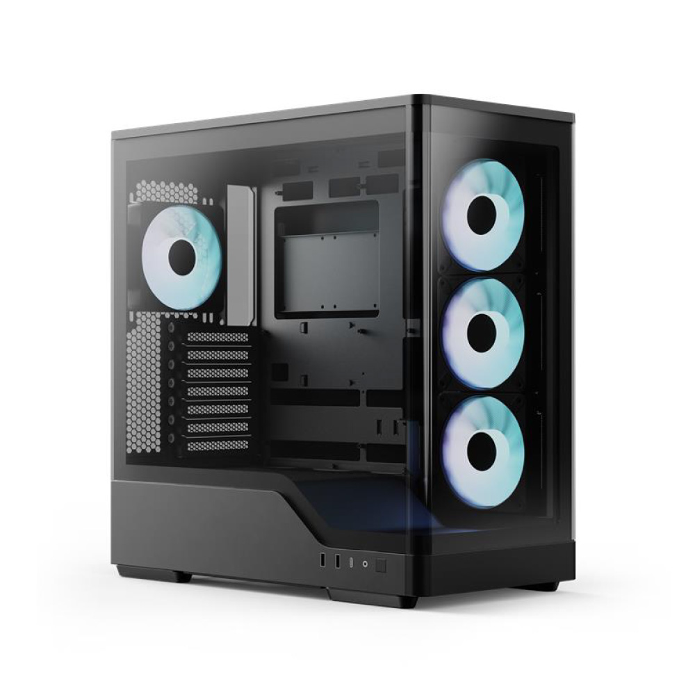 AeroCool Geh Midi P500A Black                 ACCS-P500A-001