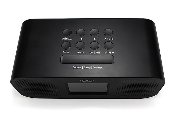 Xoro Wecker mit Radio Bluetooth Farb-Display Stereo Lautsp.