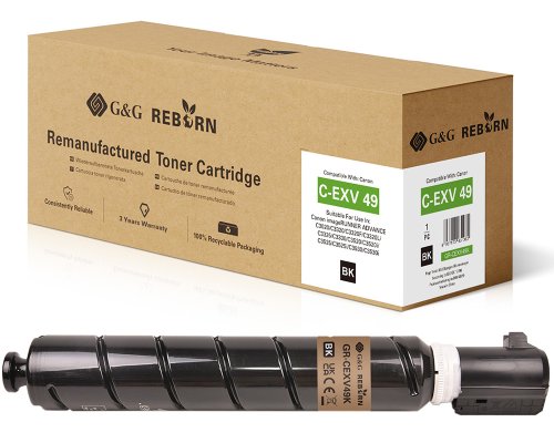 G&G Reborn Toner kompatibel mit Canon C-EXV 49 (8524B002) B Toner Canon