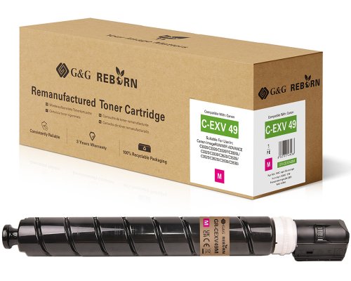 G&G Reborn Toner kompatibel mit Canon C-EXV 49 (8526B002) M Toner Canon