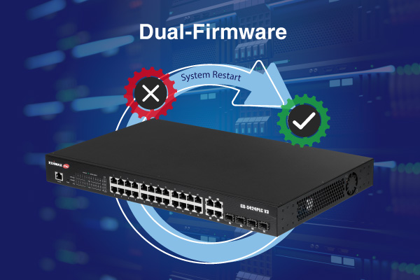 EDIMAX Switch Pro 24x GE GS-5424PLC V3 (POE) Switche
