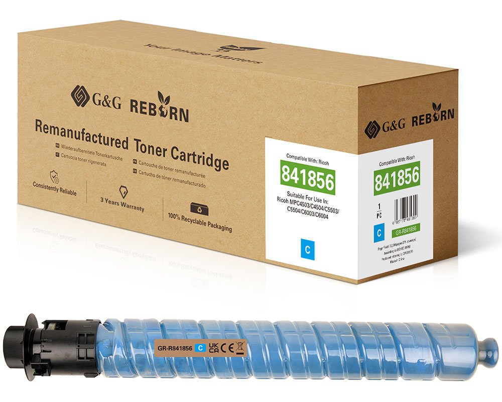 G&G Reborn-Toner kompatibel mit Ricoh MPC6003/ 841856