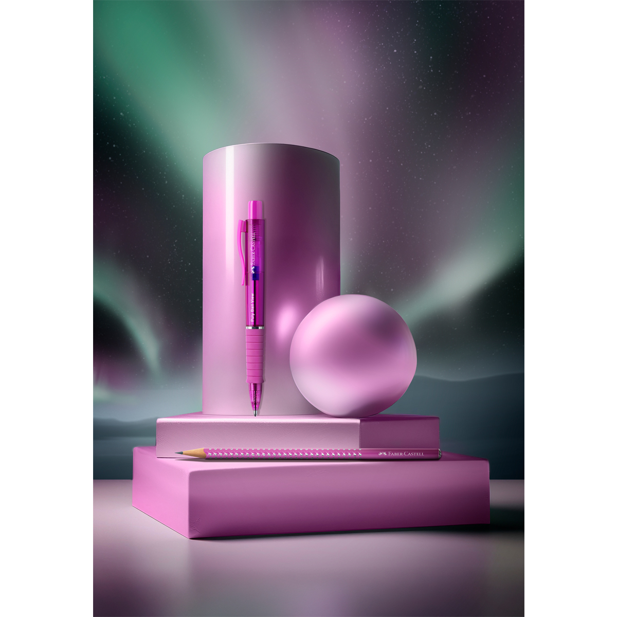 FABER-CASTELL Kugelschreiber Poly Ball View Electric