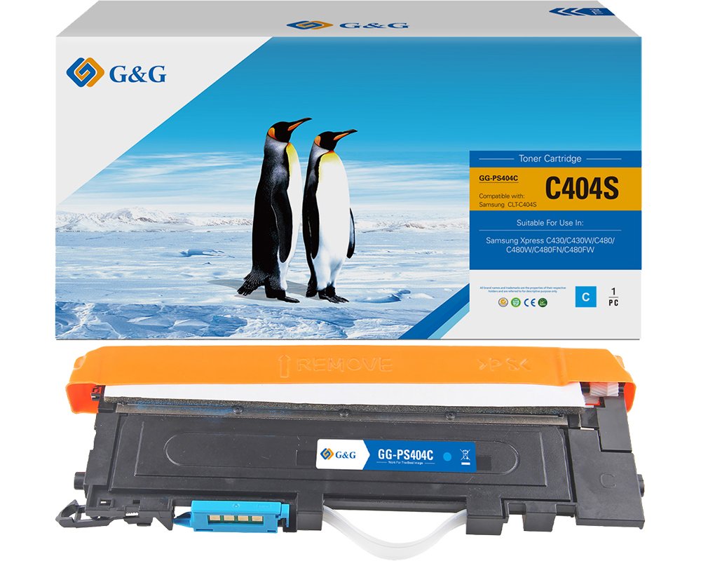G&G Toner kompatibel mit Samsung CLT-C404S/ HP ST966A Toner HP