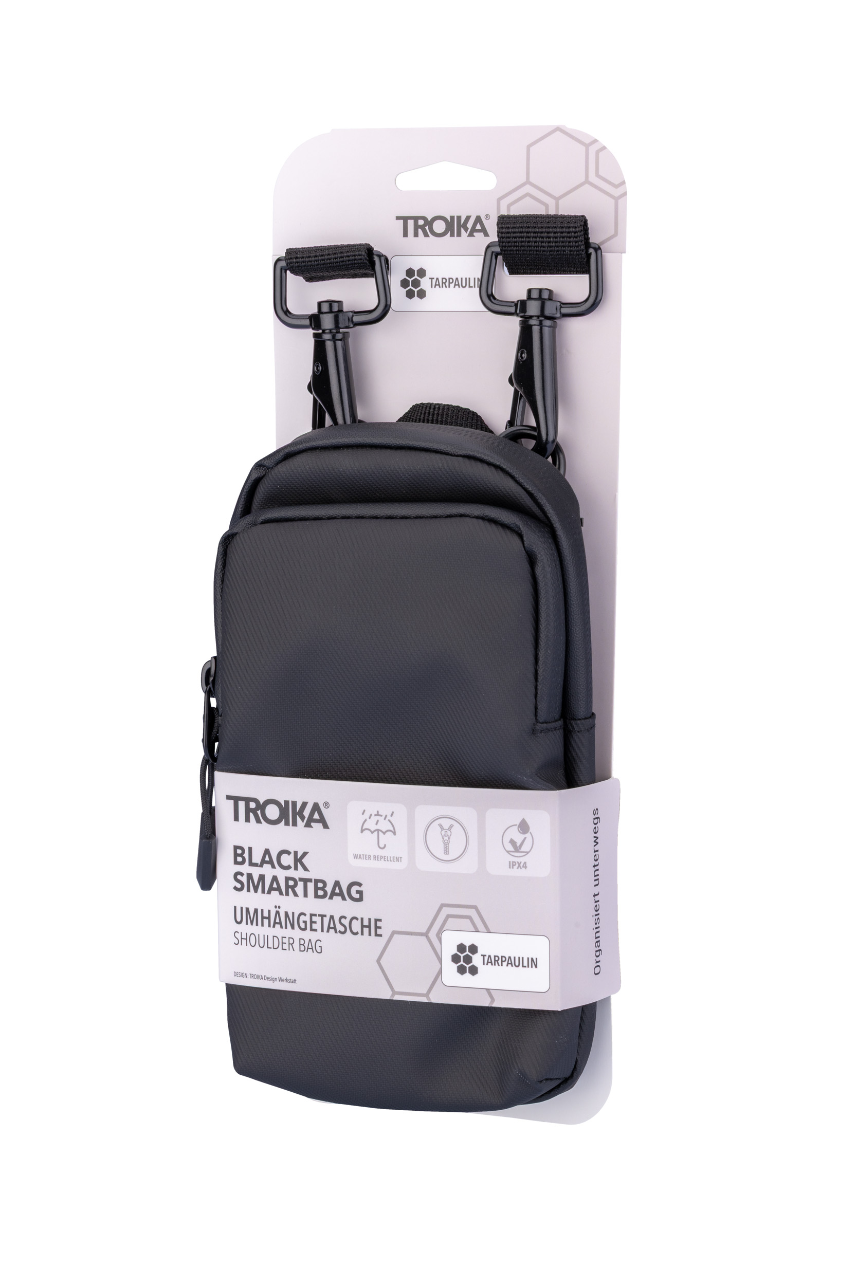 TROIKA Smartphone Umhängetasche TROIKA BLACK SMARTBAG Ranzen/Rucksäcke/Taschen