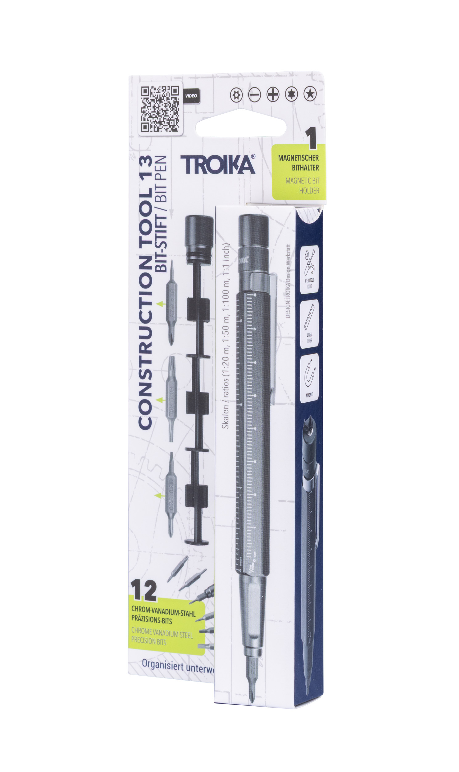 TROIKA Bit-Stift CONSTRUCTION TOOL 13
