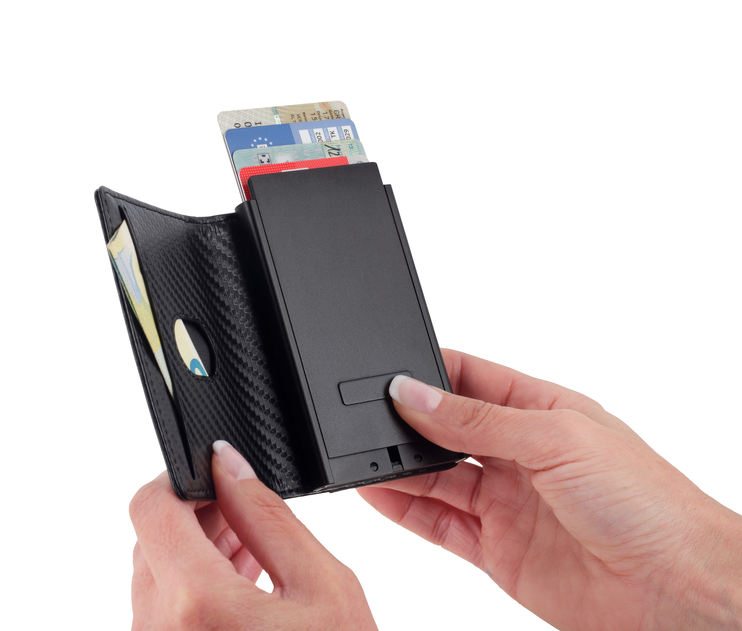 TROIKA 2-in-1 Wallet SHERLOCK HOME CARBON
