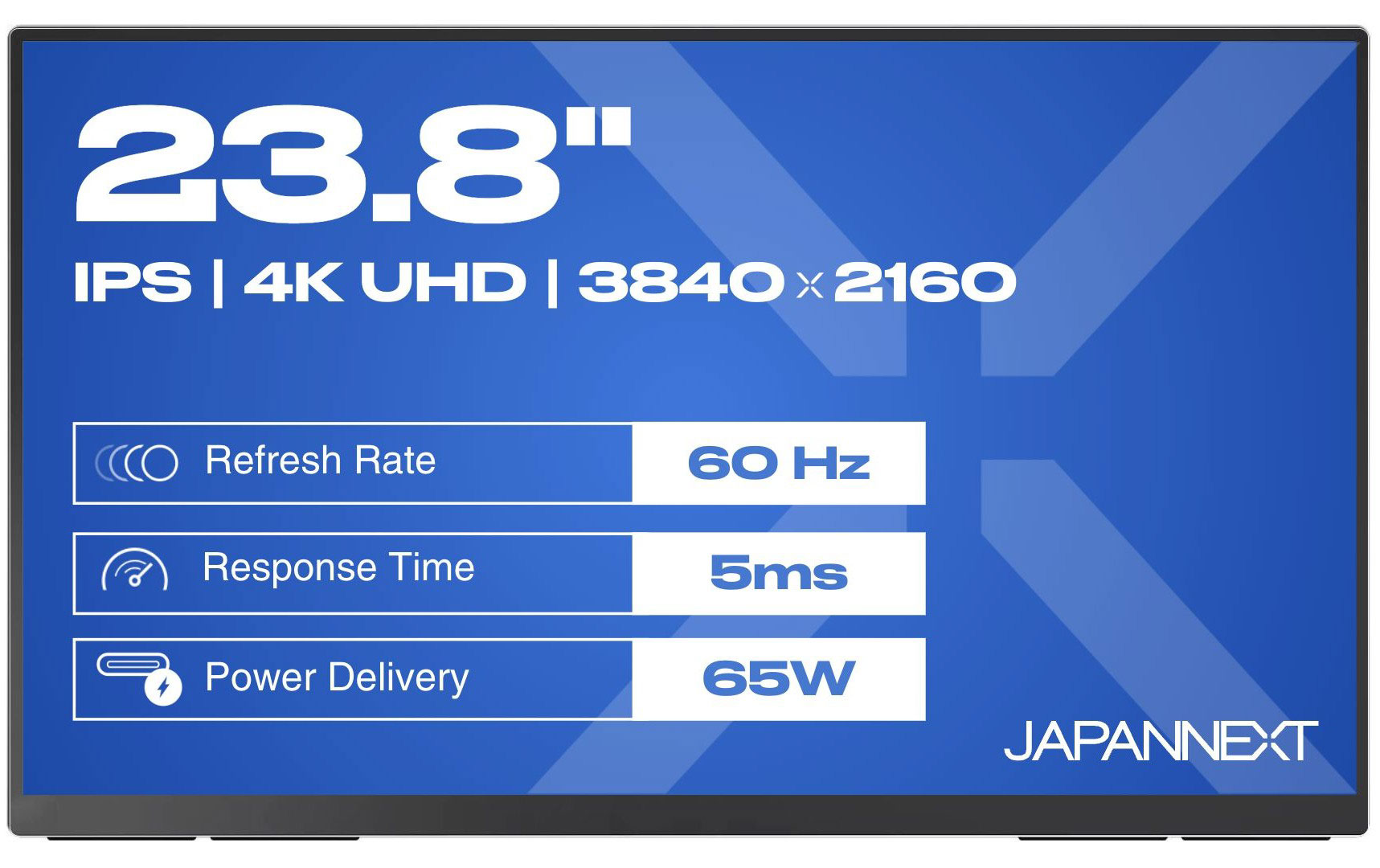 JAPANNEXT 60,5cm JN-MD-IPS238U-C6  HDMI/USB-C           UHD Monitore tragbar/portable