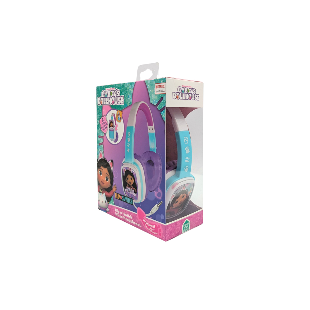 Lazerbuilt Headset Gabbys Dollhouse Flip`n Switch Kopfhörer & Headsets