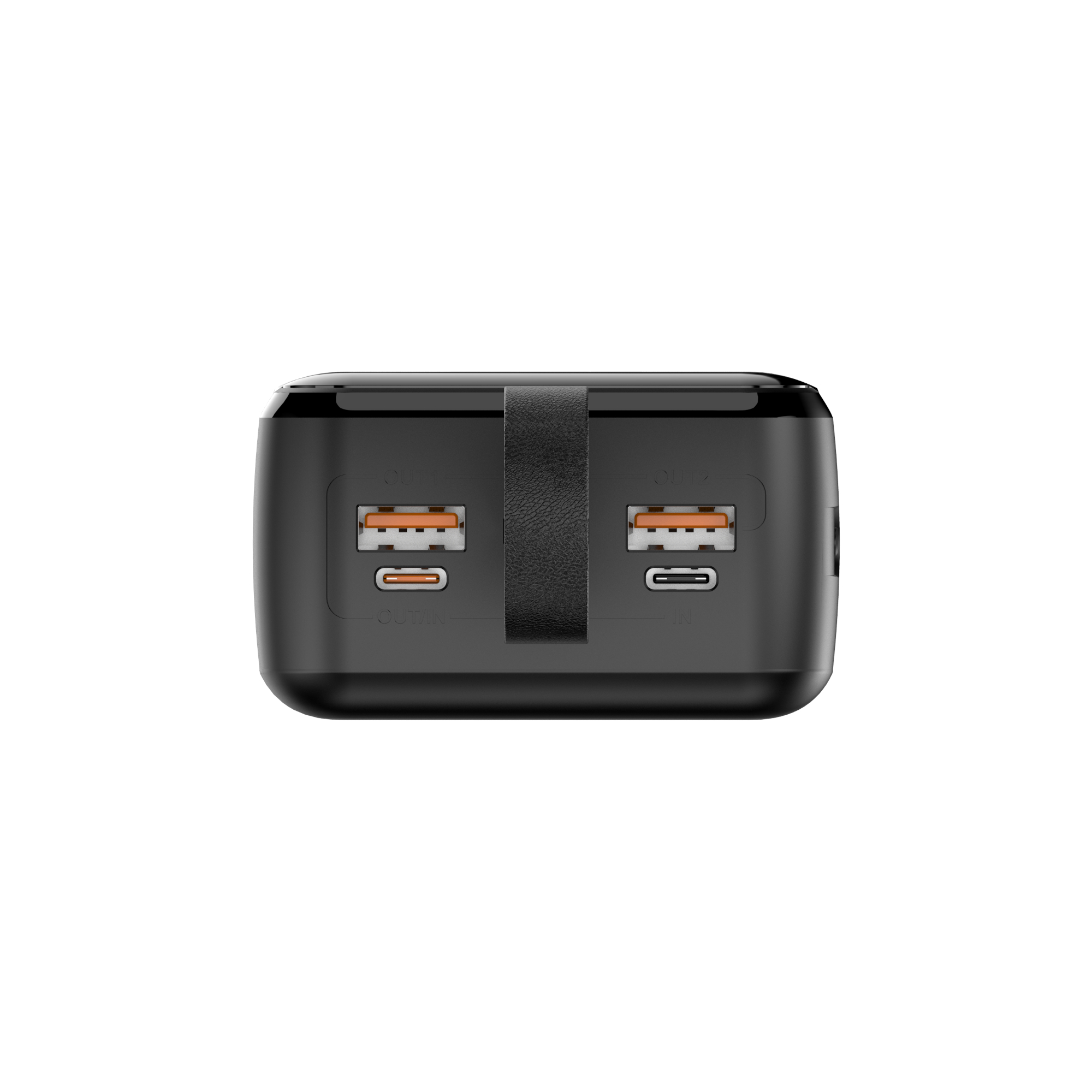 REALPOWER PB-27000 Pro, 27.000 mAh, 65 W, 2x USB-A, 2x USB-C, zwart Powerbanks
