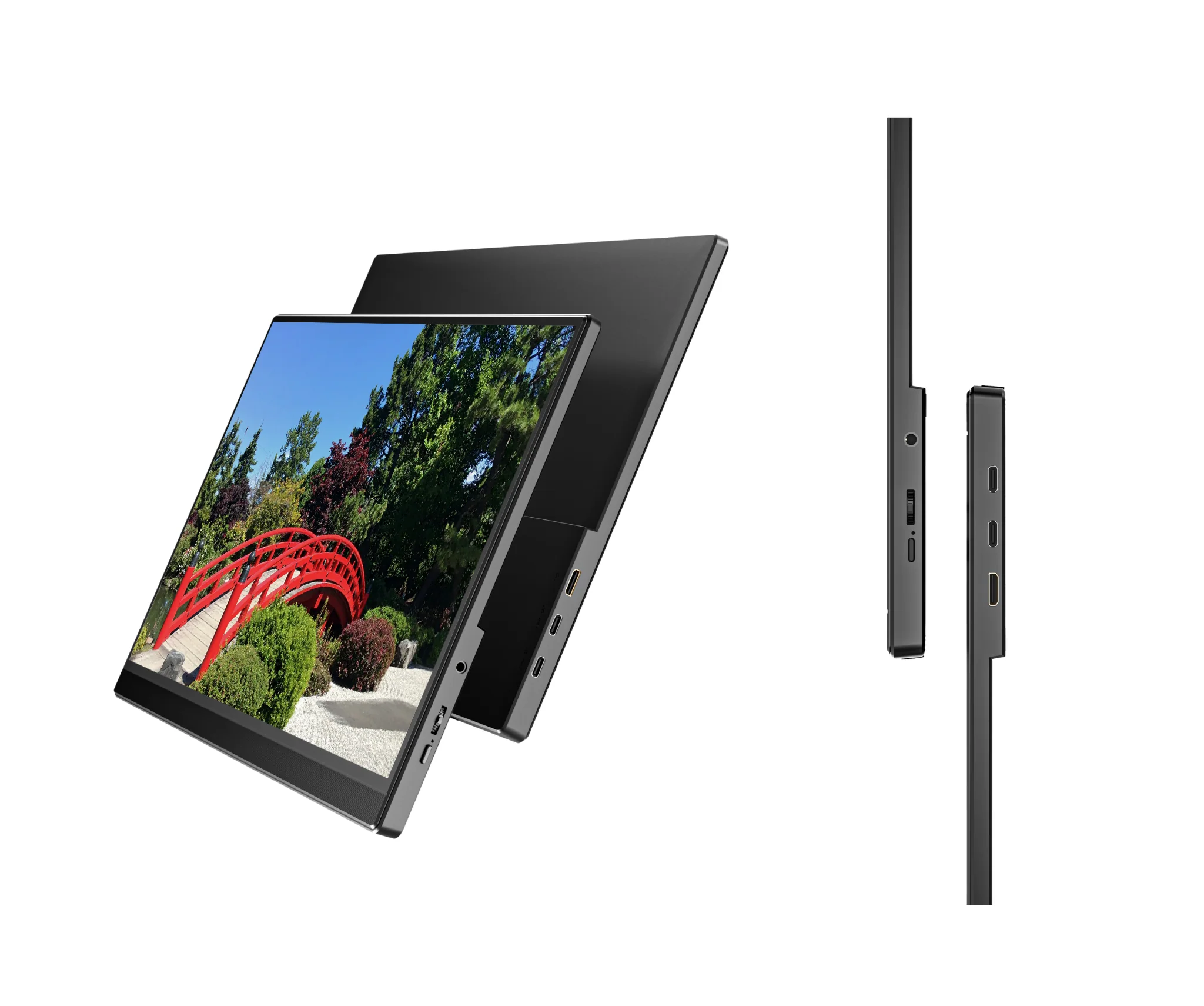 JAPANNEXT 40,6cm JN-MD-i156F-T-LE  mHDMI/USB-C M-Touch  FHD Monitore tragbar/portable