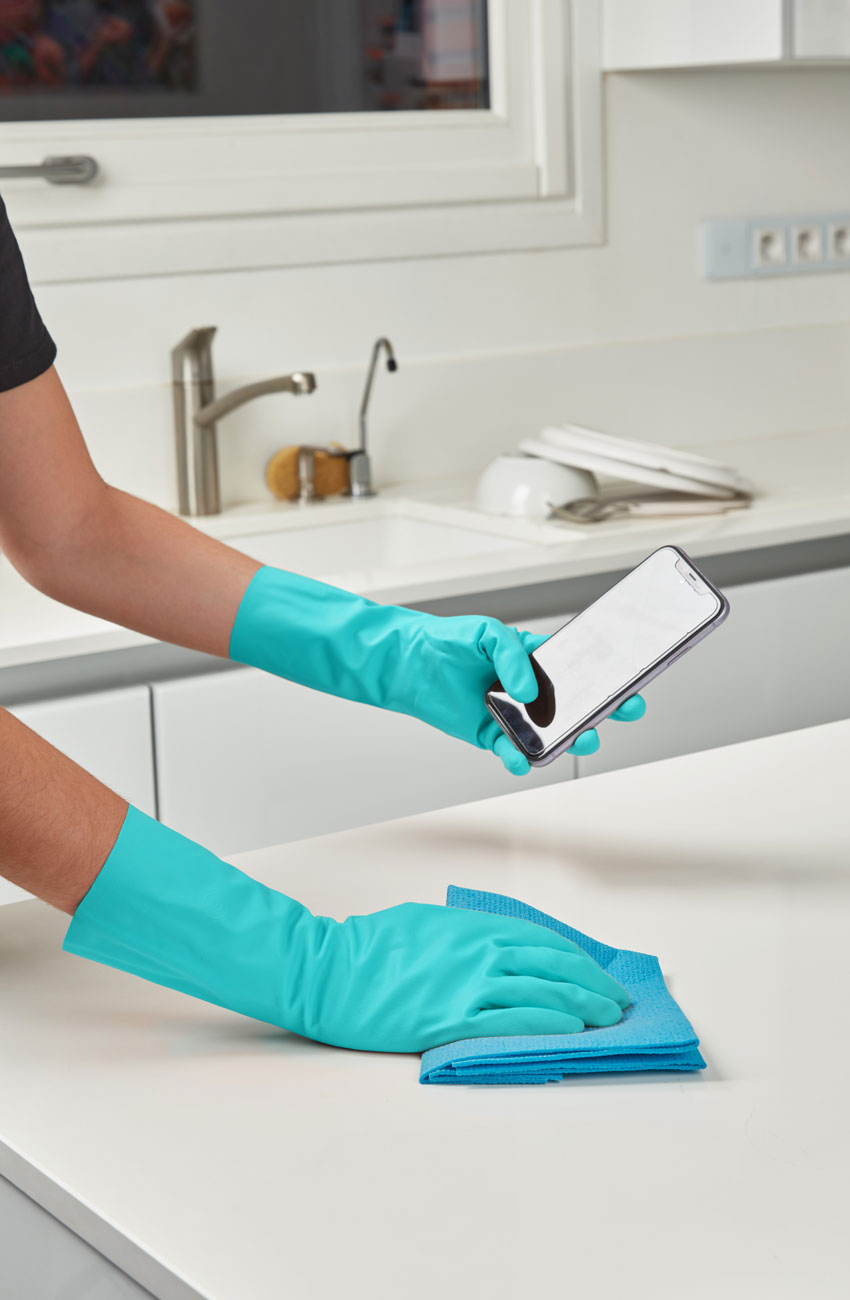 Spontex Haushaltshandschuhe latexfrei Multi-Use 8-8,5 Handschuhe