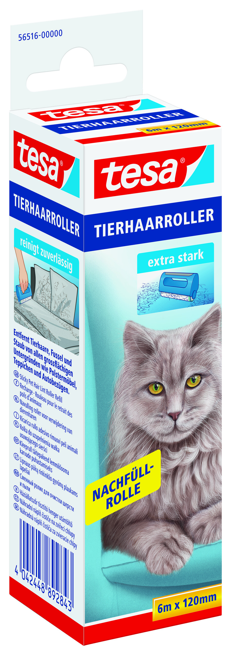 tesa Tierhaar-Roller Nachfüllpackung