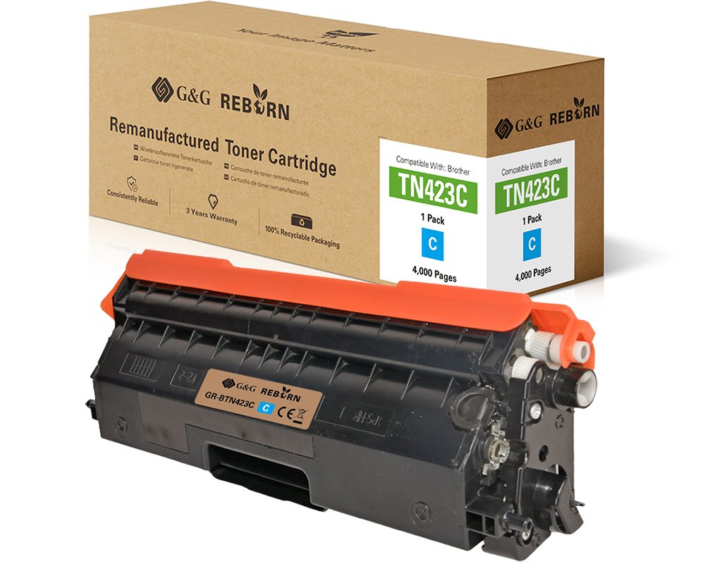 G&G Reborn-Toner kompatibel mit Brother TN-423C