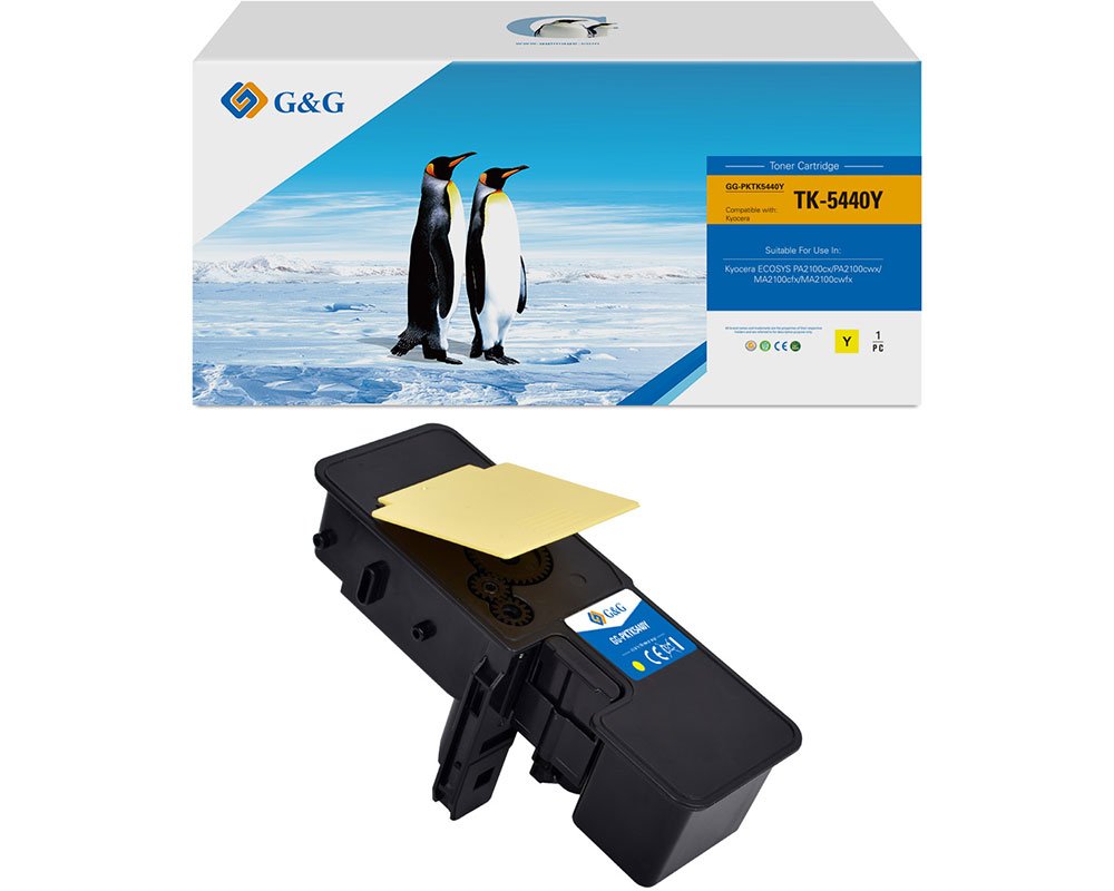 G&G XL-Toner kompatibel mit Kyocera TK-5440Y