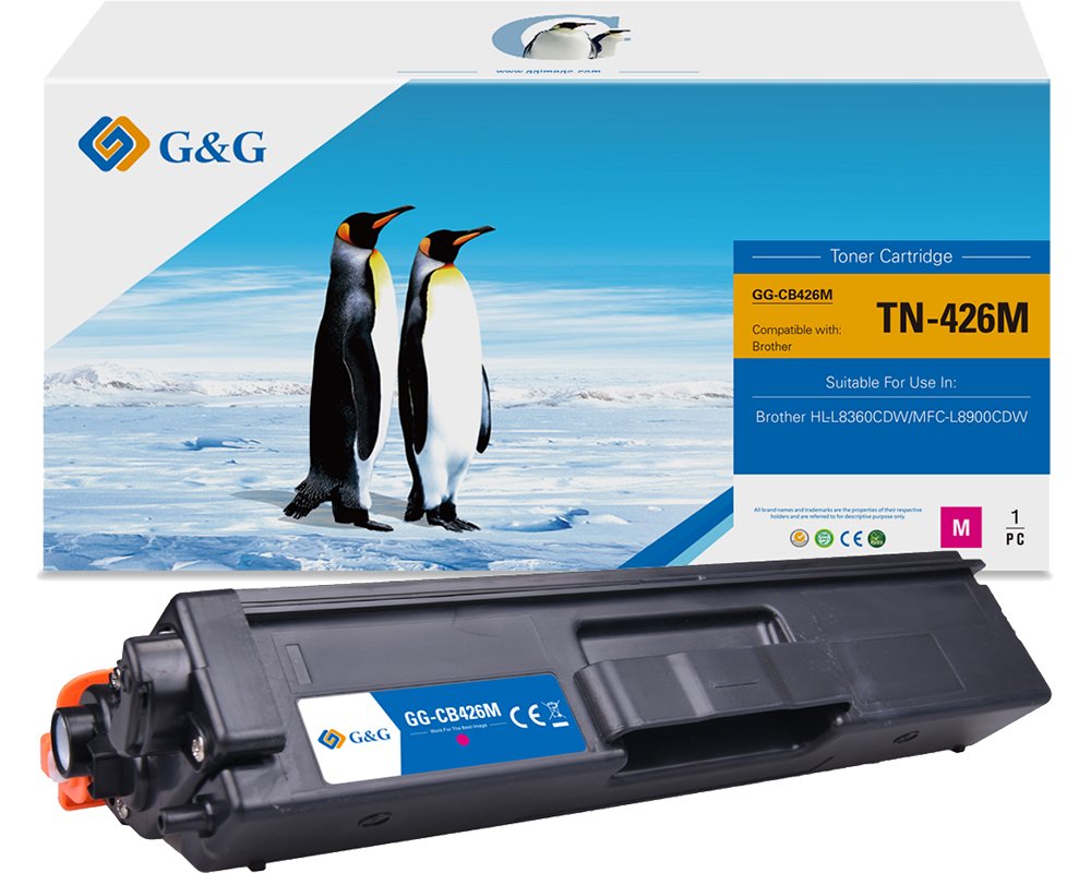 G&G XXL-Toner kompatibel mit Brother TN-426M Toner Brother