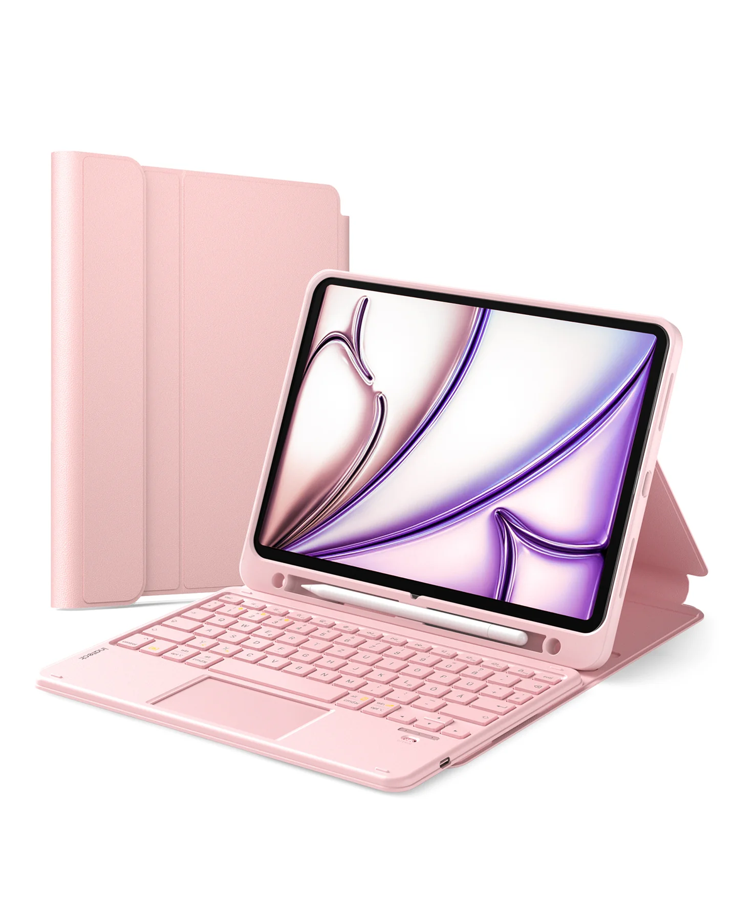 inateck N0001 pink Bluetooth-Tastatur-Hülle pour iPad 11