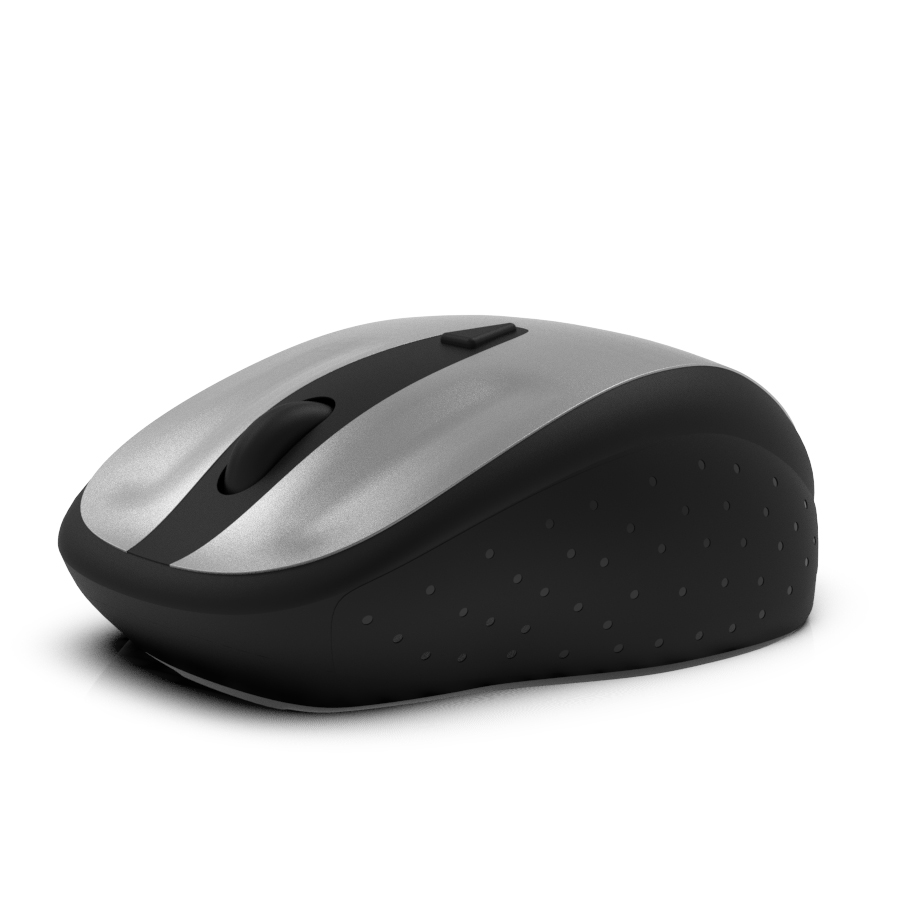 INCA Wrls Maus 1600DPI/4Tasten/2.4GHzUSB-A             gr/sw retail Maus wireless