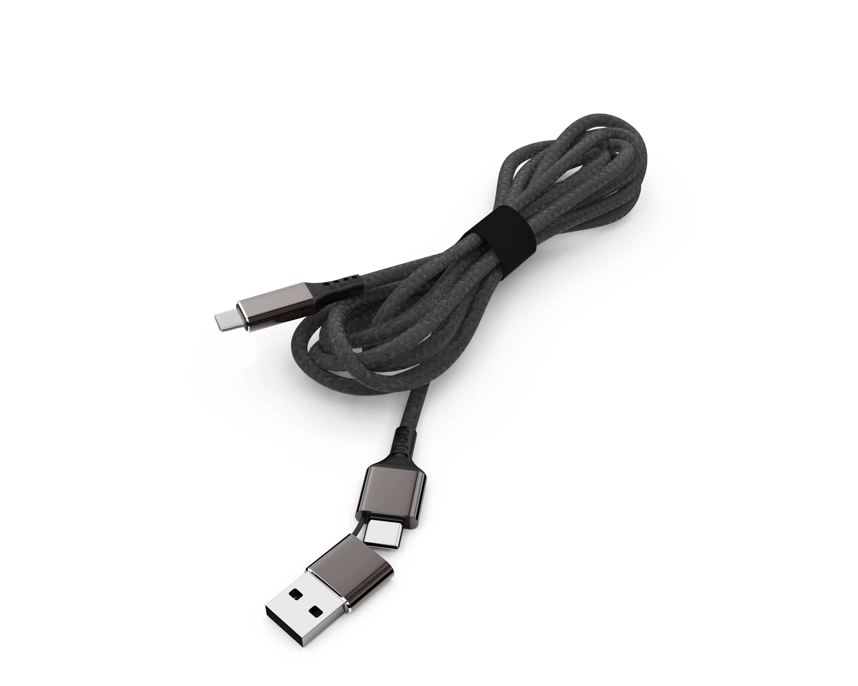 smrter SPEEDY Daten-& Ladekabel, Typ USB-C, 100cm, black retail