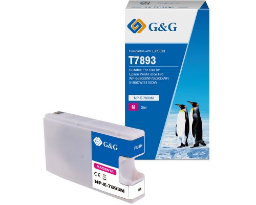 G&G Tintenpatrone Epson 78XXL/ T7893 Magenta