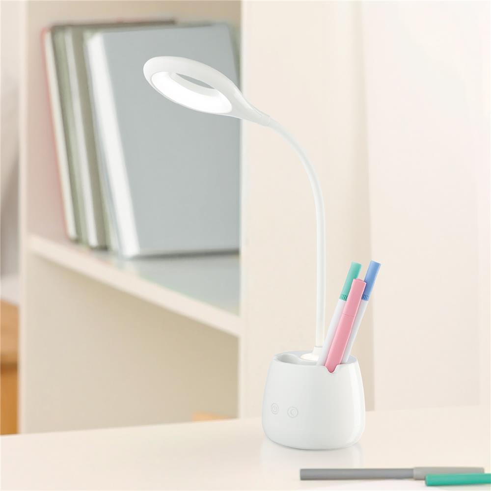 Avide LED-Schreibtischlampe mit Stiftehalter 5W Tischleuchten