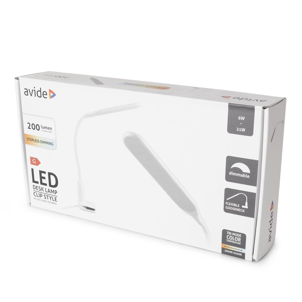 Avide LED-Schreibtischlampe mit Halterung und Ständer Tischleuchten