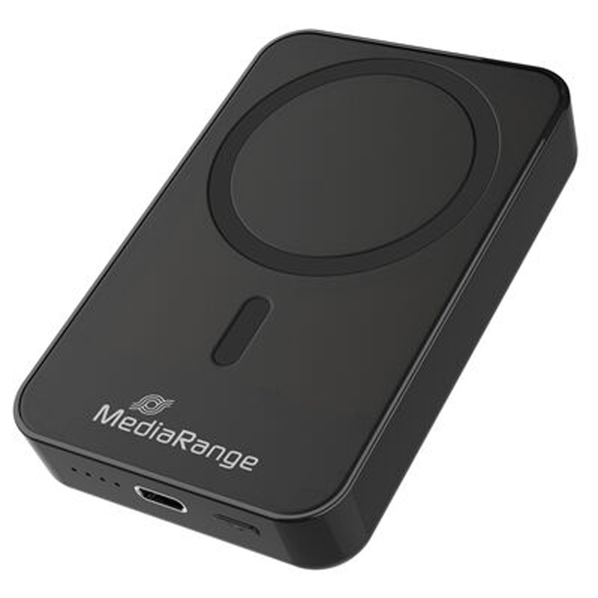 MediaRange Powerbank 10000mAh MagSafe USB-C PD schwarz