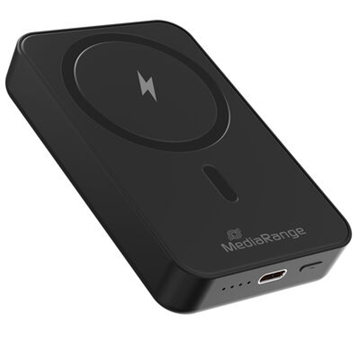 MediaRange Powerbank 10000mAh MagSafe USB-C PD schwarz