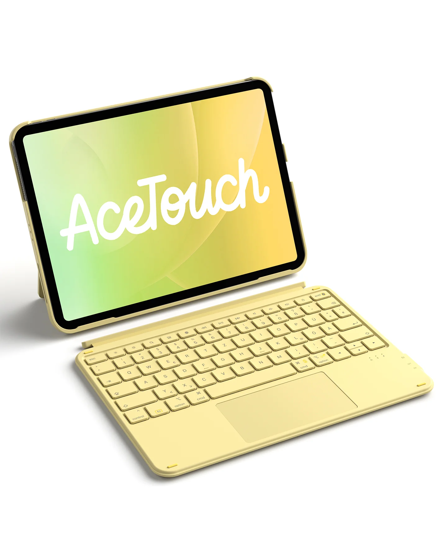 inateck Keyboard Ace Touch iPad 10,9/11 Com. QWERTZ yellow