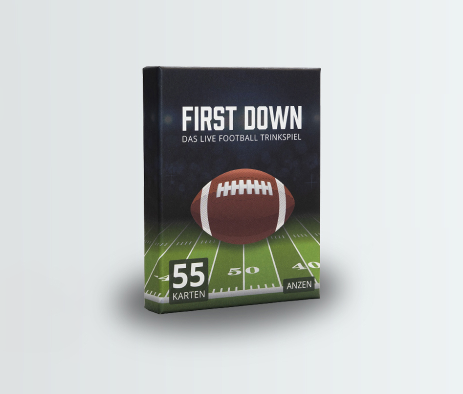 ANZEN - FIRST DOWN - Das Live Football Trinkspiel