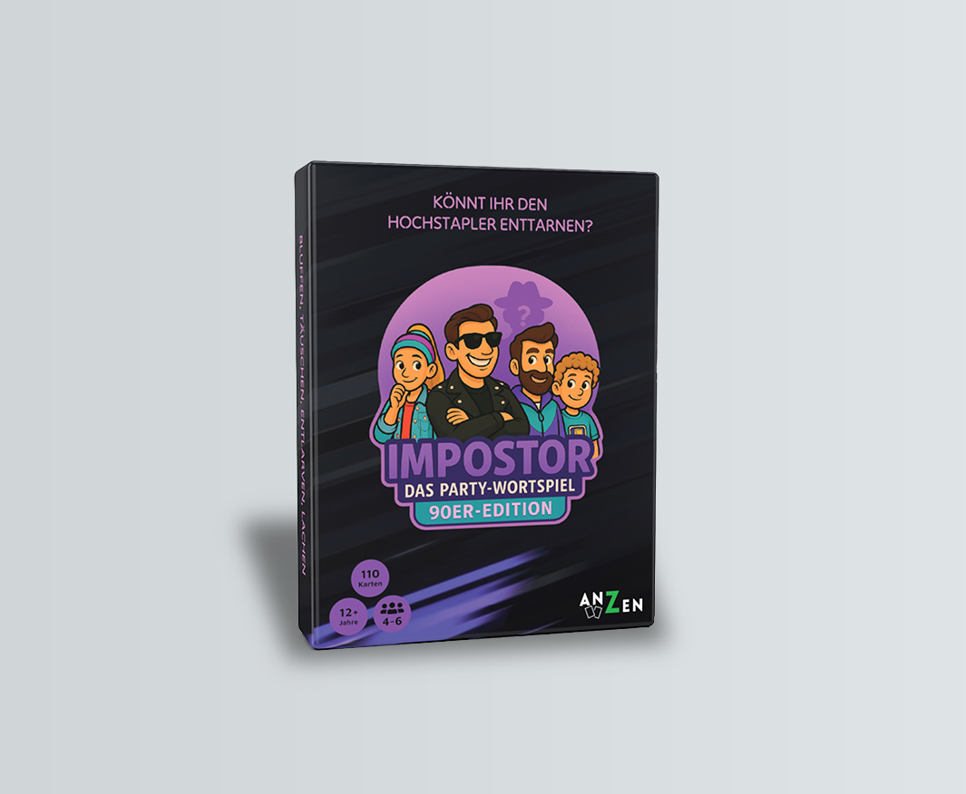 ANZEN - IMPOSTOR - Das Party-Wortspiel - 90er-Edition