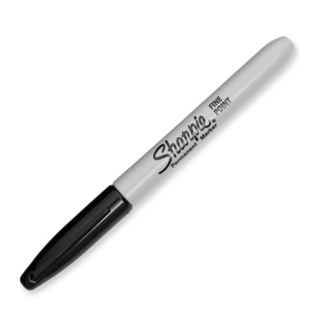 Sharpie Marker Fein Rundspitze schwarz 2er Blister Permanent Marker
