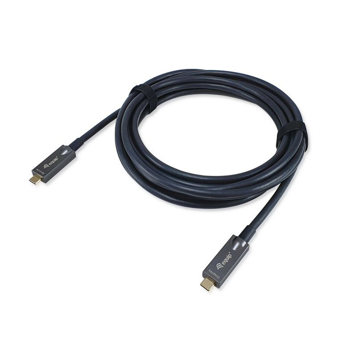 Equip Kabel USB-C3.2->C AOC 4K PD60W St/St 7.50m schwarz