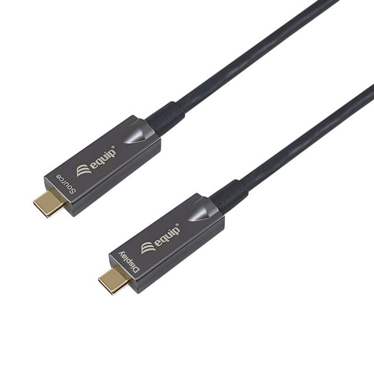 Equip Kabel USB-C3.2->C AOC 8K PD60W St/St 7.50m schwarz