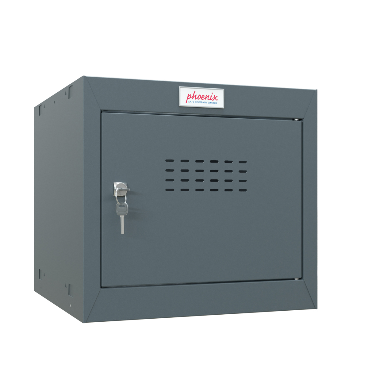 Phoenix Safe Würfelspind 44l klein Türschloss anthrazit