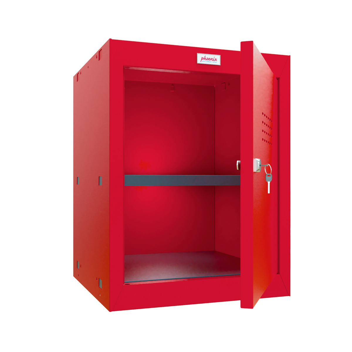 Phoenix Safe Würfelspind 66l Standard Türschloss  rot