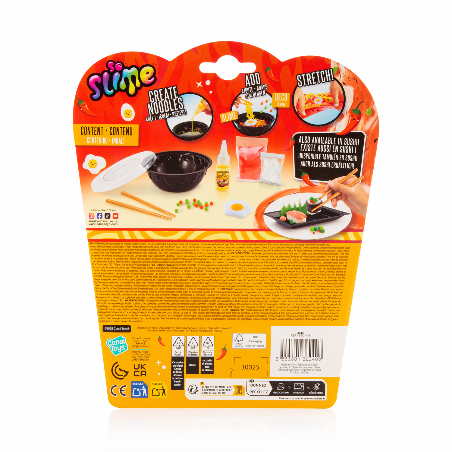 Canaltoys Ramen Slime Kit