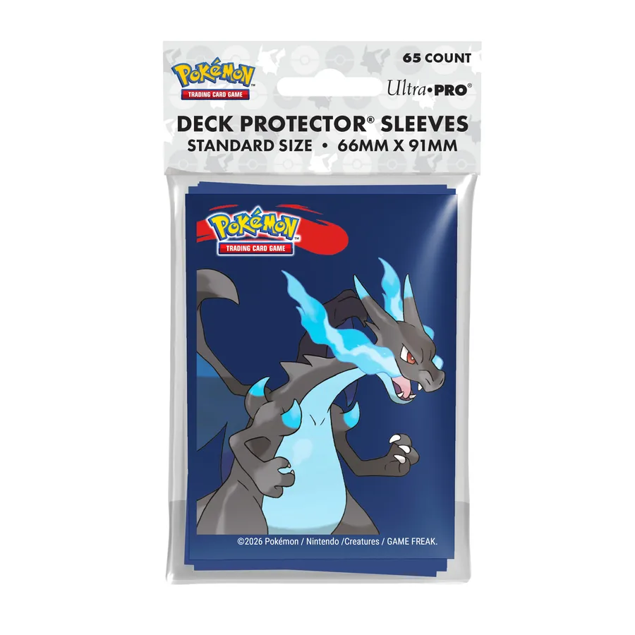 UltraPro Pokemon Deck Protector Sleeve 66x91mm Charizard X Trading Card Game