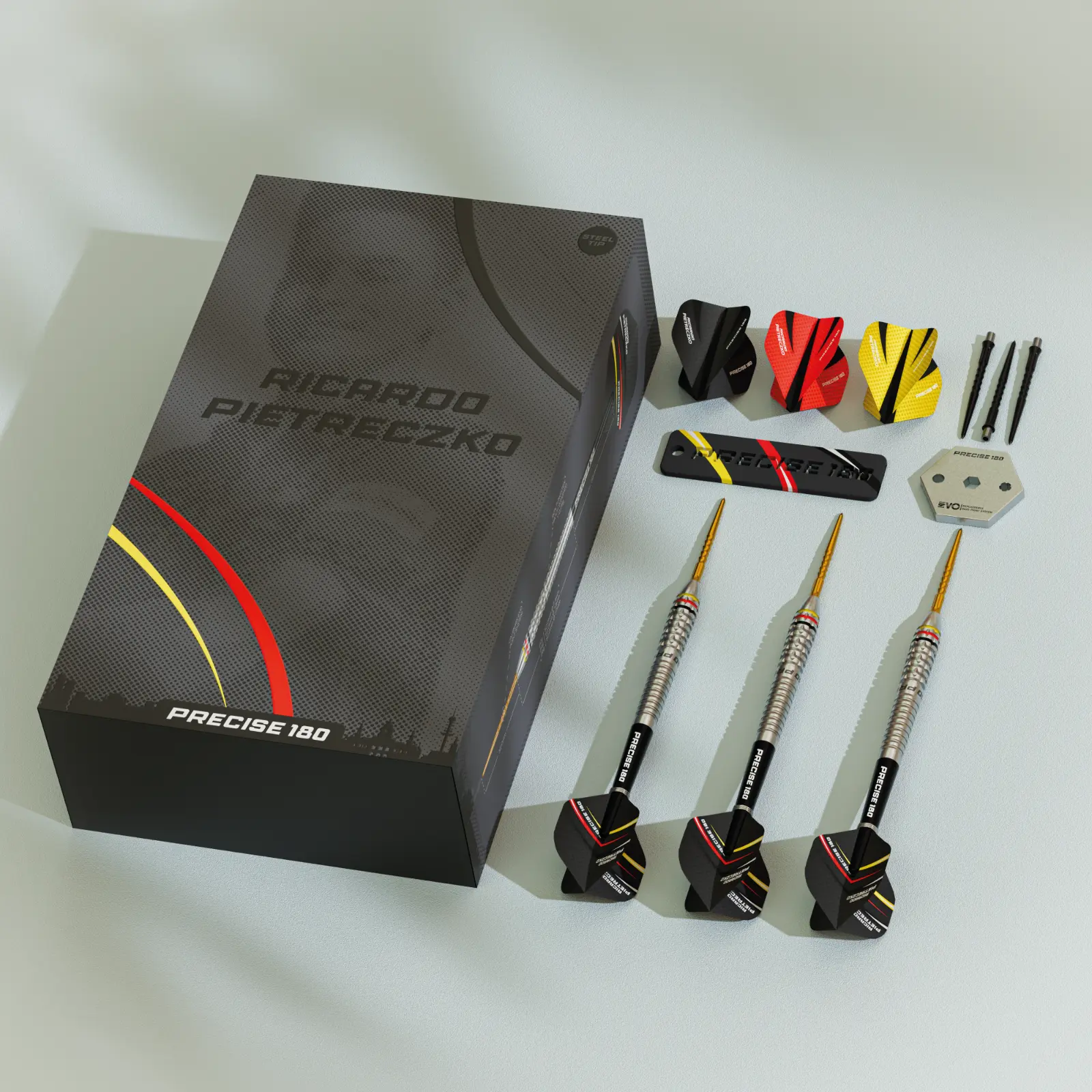 Precise180 - Steeldarts Ricardo Pietreczko - 23gr.
