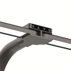 Avide LED Tischleuchte 22W mit IR-Fernbedienung, schwarz