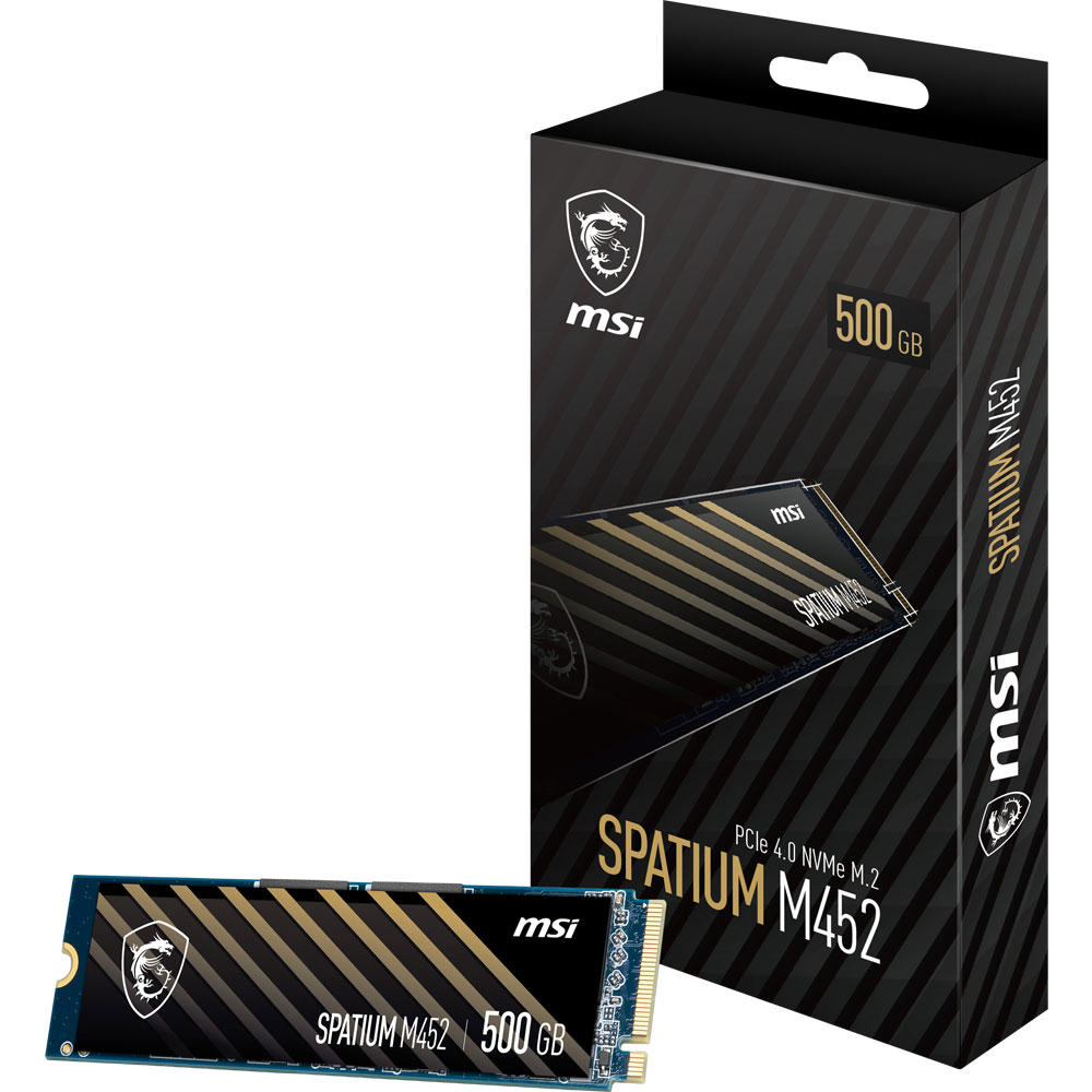 SSD  500GB MSI Spatium M452    (M.2 2280) PCIe Gen4 x4 NVMe Solid State Drives