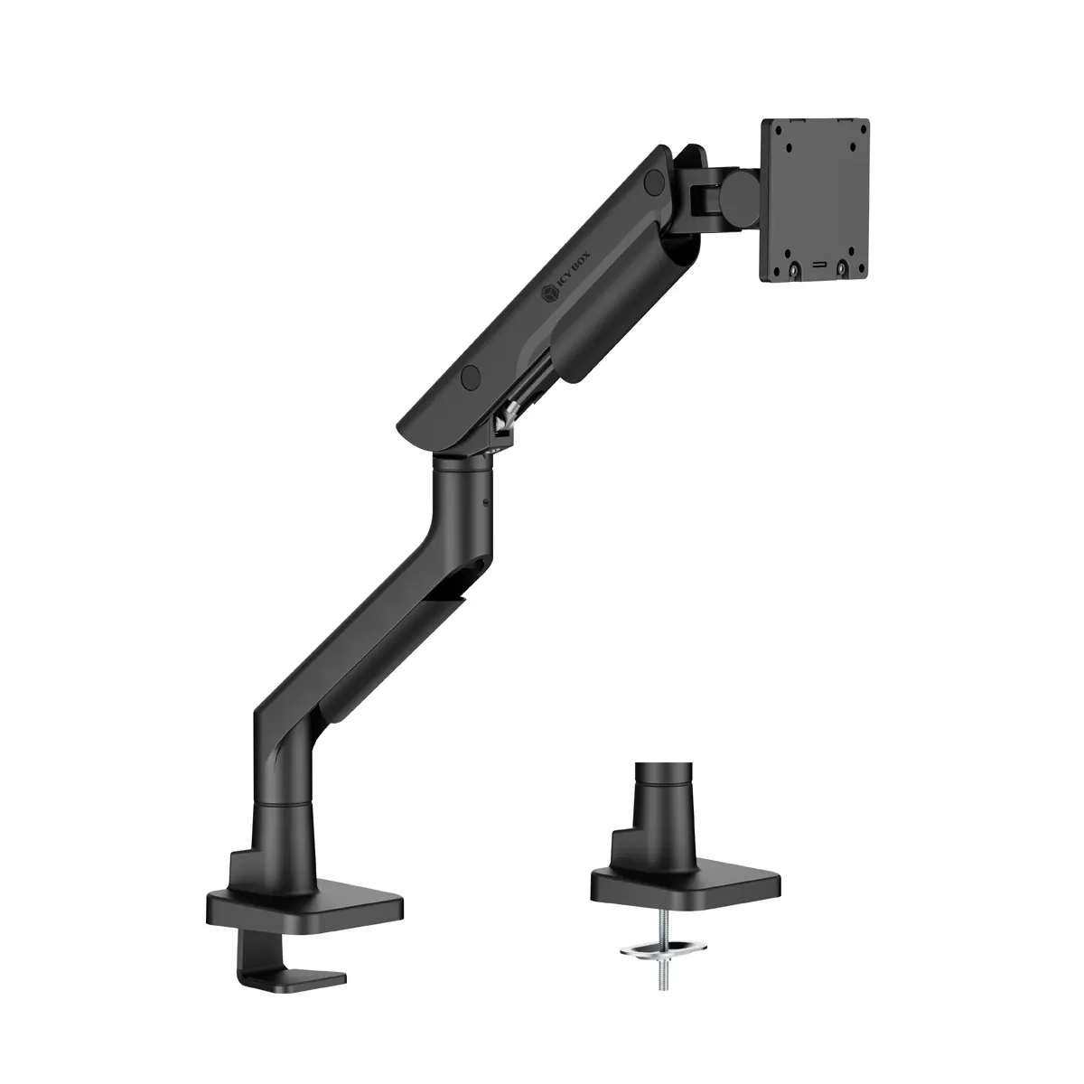 Monitorständer IcyBox 1 Monitor bis zu 57/27kg Tischmontage