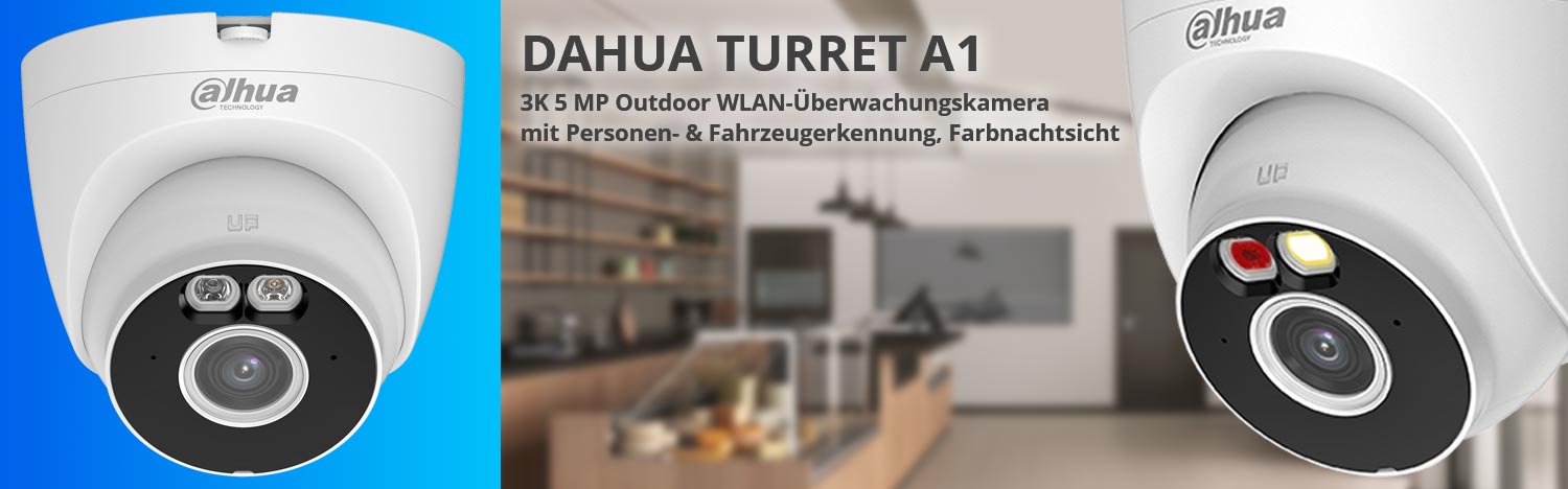 DAHUA Turret A1 5MP Überwachungskamera Webcams