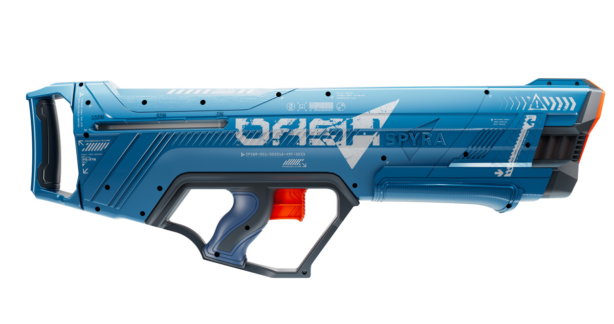 Spyra Dash Wasserpistole blau