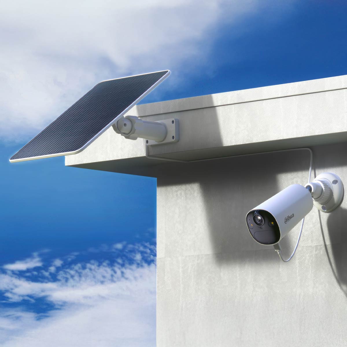 DAHUA Apollo BulletKit WiFi6 weiß Überwachungskamera+Solar