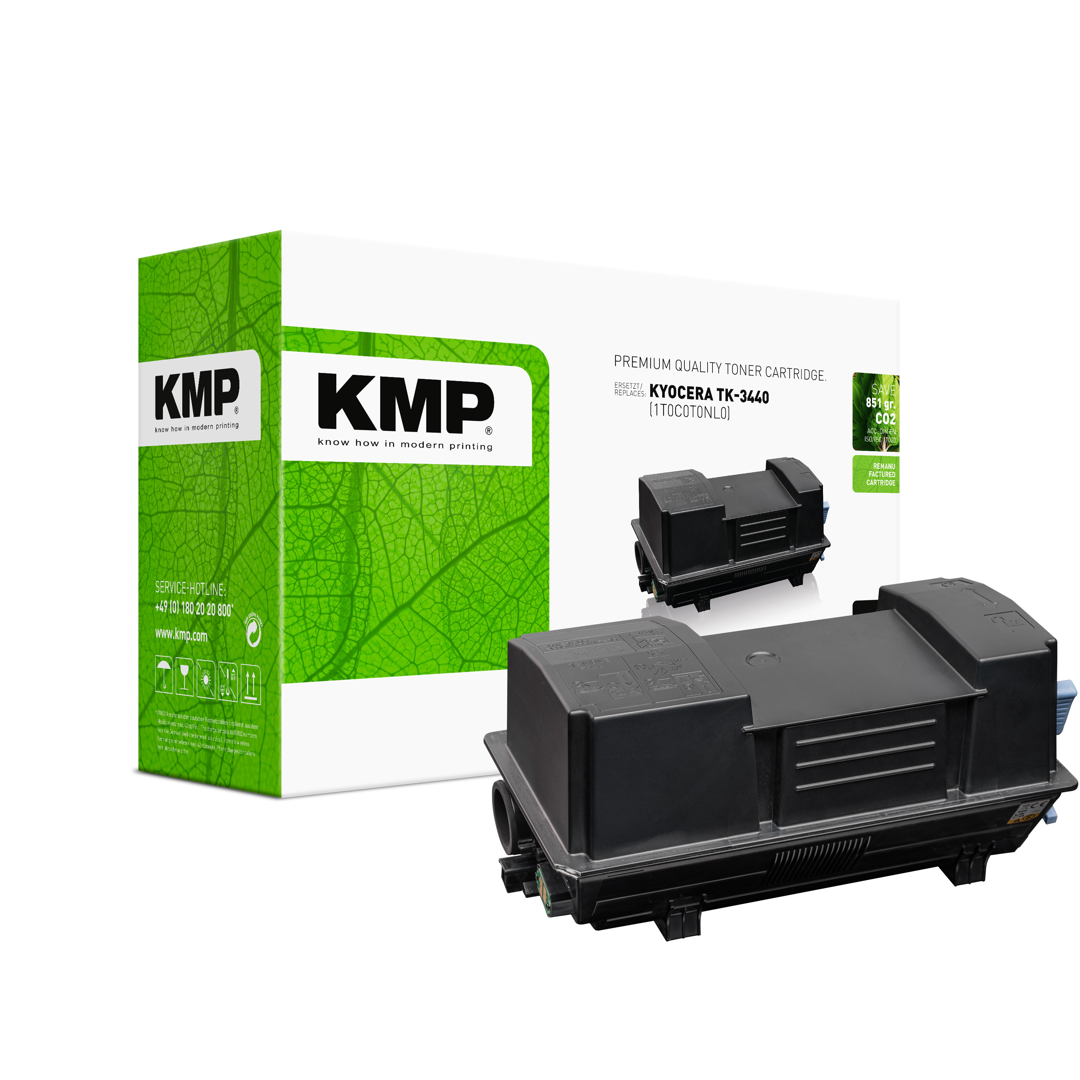 KMP Toner Kyocera TK3440 (1T0C0T0NL0) black 40000 S.