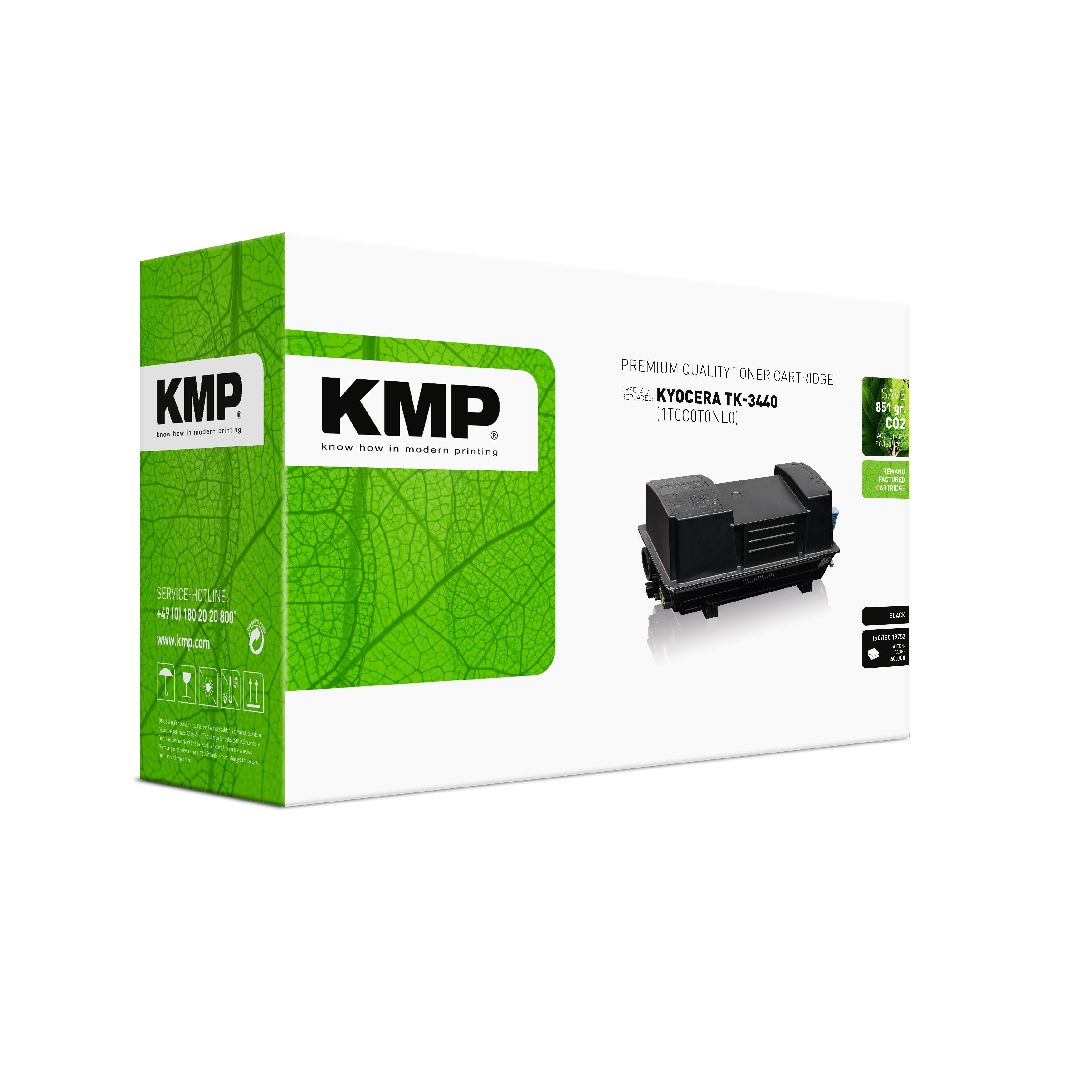 KMP Toner Kyocera TK3440 (1T0C0T0NL0) black 40000 S.
