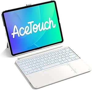 inateck Keyboard Ace Touch iPad 13 Compatible QWERTZ weiß