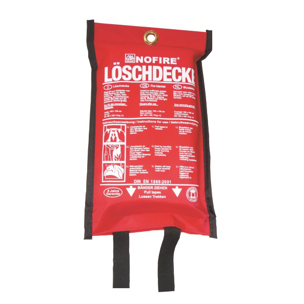 NOFIRE Löschdecke NO 160x180 POLY 1C im Polybag Löschdecken